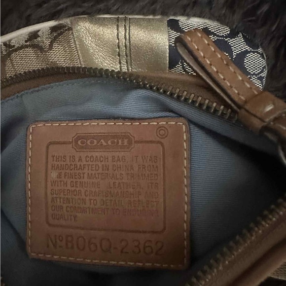 Coach Patchwork Gallery Gold Signature Swingpack Crossbody Bag #B06Q-2362 - Picture 2 of 9